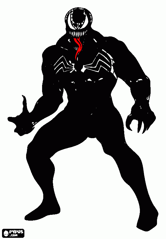  venom   da colorare