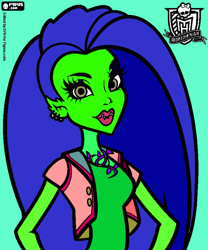 Venus Mc Flytrap da colorare