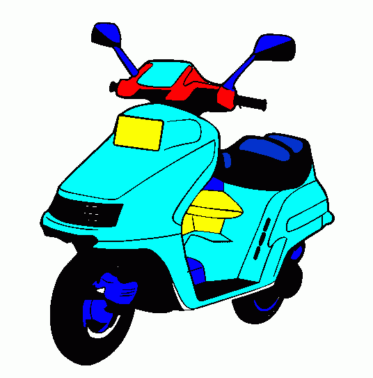 vespa da colorare