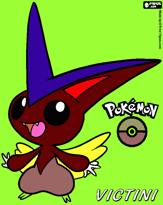 victini da colorare