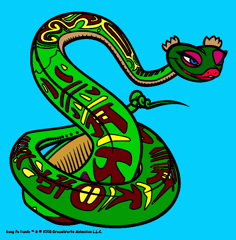 vipera da colorare