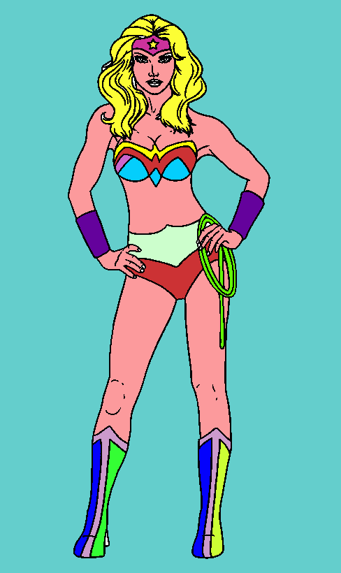 Wander Woman da colorare