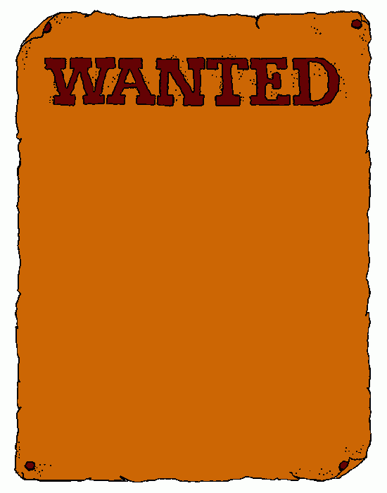 wanted da colorare
