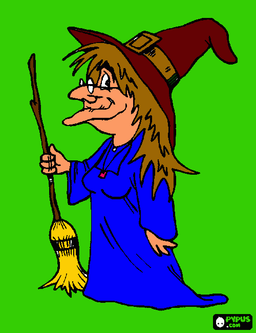 Witch da colorare