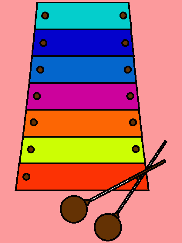 XILOFONO da colorare
