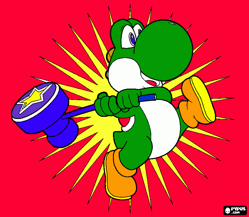 Yoshi colora da colorare
