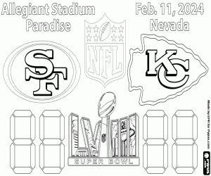 Colora 49ers vs Chiefs, Super Bowl 2024