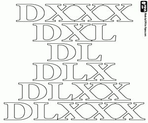 Colora Da 530 a 580, Roman decine