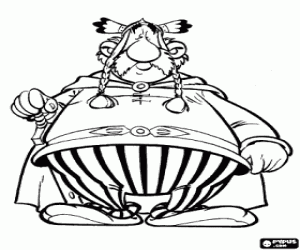 Colora Abraracourcix, capo dei Galli