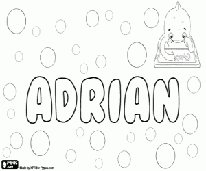 Colora Adrian, proviene da Adrianus