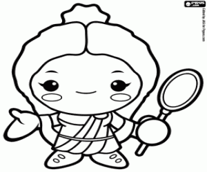 Colora Afrodite o Venere, dea dell'amore