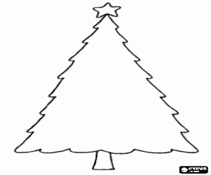 Colora Albero di Natale con la stella