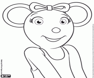 Colora Angelina Ballerina ama la danza