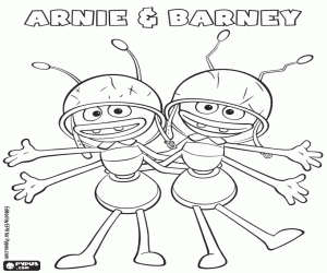 Colora Arnie e Barney le formiche