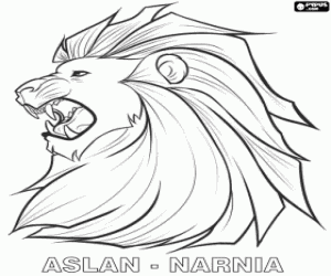 Colora Aslan, il leone magico di Narnia