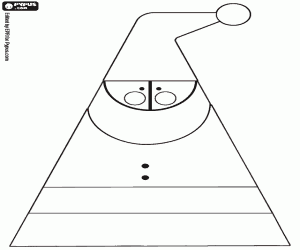 Colora Un Babbo Natale astratto per decorare