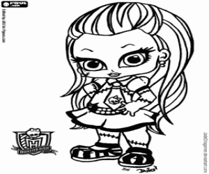 Colora Baby Frankie, Baby Monster High