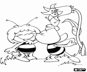 Colora Bacio sulla guancia, Willy per Maya