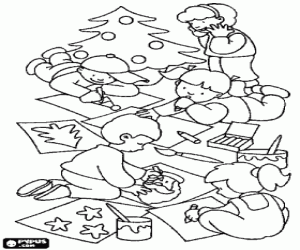 Colora Bambini e disegni di Natale