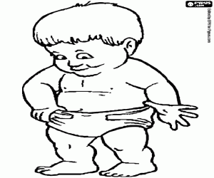 Colora Un bambino nei suoi primi passi