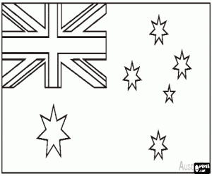 Colora Bandera de Australia