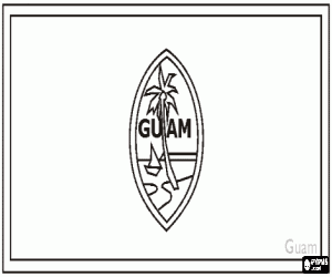 Colora Bandera di Guam