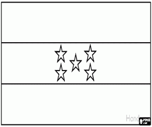 Colora Bandiera dell'Honduras