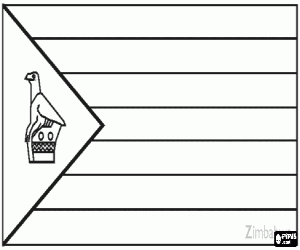 Colora Bandiera dello Zimbabwe