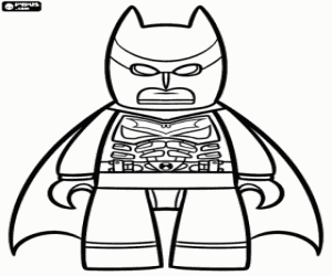 Colora Batman, supereroe di Lego
