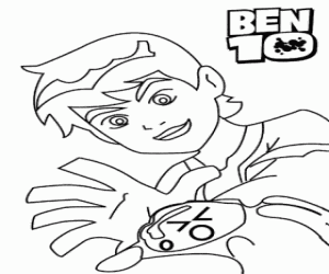 Colora Ben 10 e Omnitrix