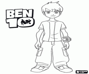 Colora Ben Tennyson Bambino è Ben 10