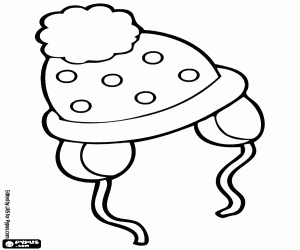 Colora Un berretto di lana per bambino