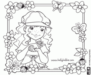 Colora Un biglietto con Holly Hobbie