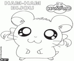 Colora Bijou, un criceto Hamtaro