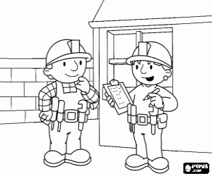 Colora Bob e Wendy organizzare le opere