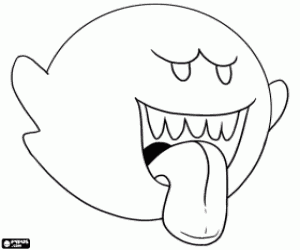 Colora Un Boo, Super Mario Bros