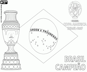 Colora Brasile, campione Copa America 2019