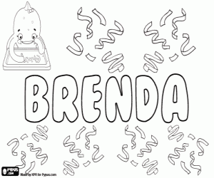 Colora Brenda, nome femminile