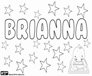 Colora Brianna, nome inglese