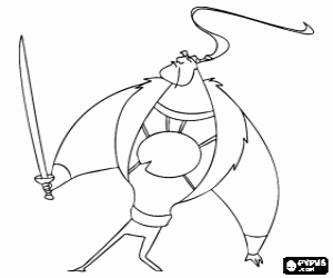 Colora Il cacciatore di draghi Lian-Chu