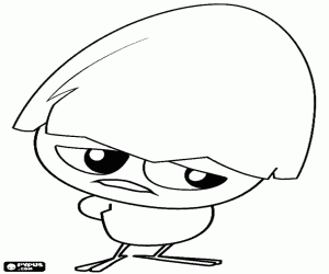 Colora Calimero sembra essere triste