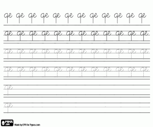 Colora Calligrafia con le lettere QE