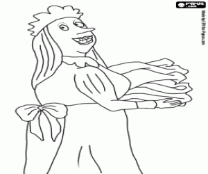 Colora La cameriera del Palazzo