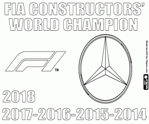 Colora Il campione del 2018 è Mercedes