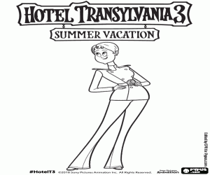 Colora La capitana della nave Ericka Van Helsing