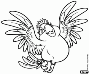 Colora Carla, la figlia maggiore di Blu e Gioiel