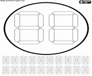 Colora Carolina d'auguri digitale