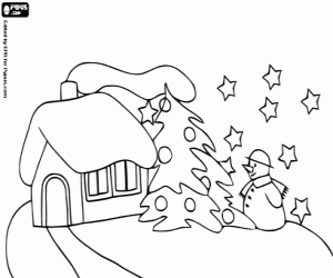 Colora Casa nel tempo di Natale sotto le stelle