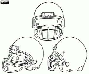 Colora Un casco di football americano