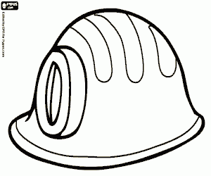 Colora Un casco di mineraria